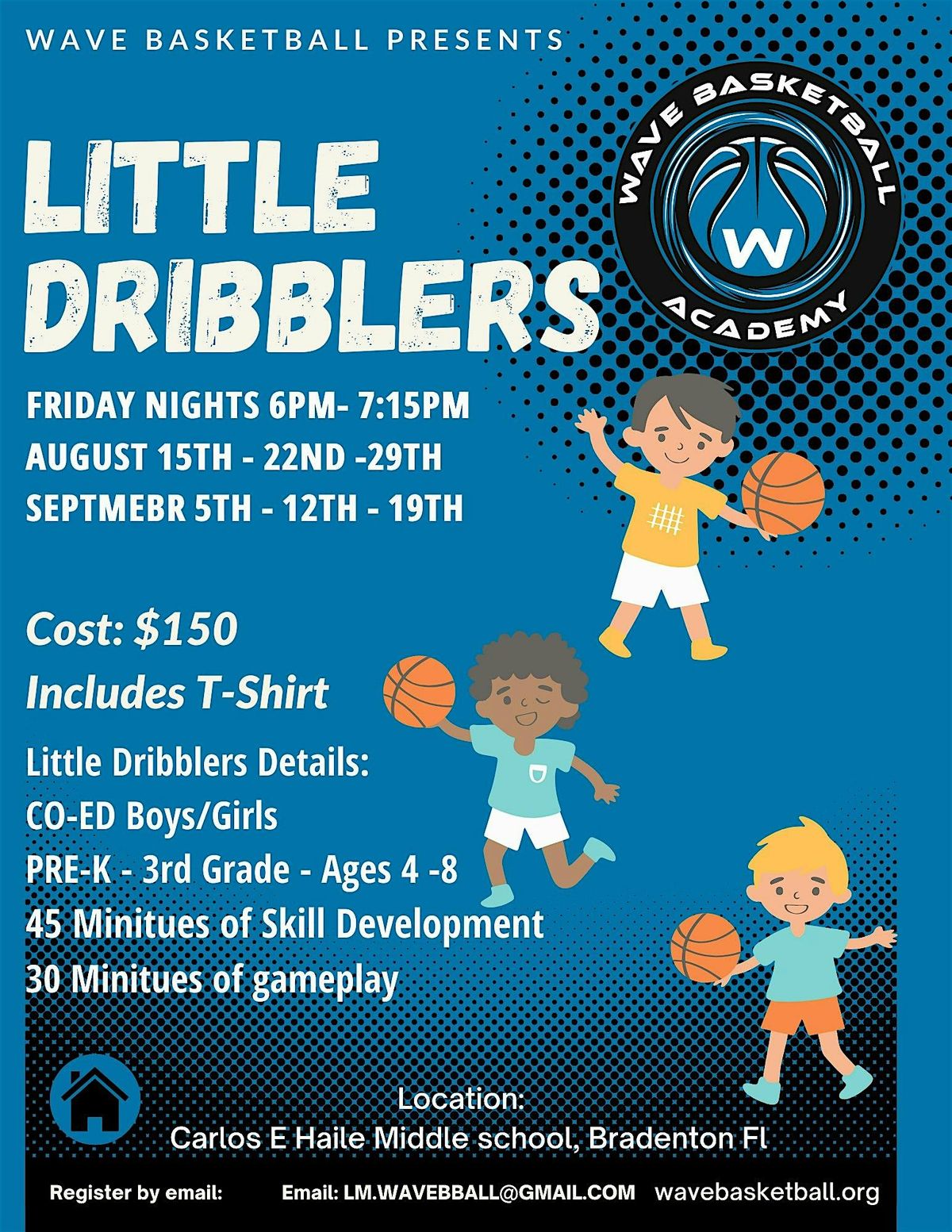 Wave Little Dribblers 2025, 15 August | Event in Bradenton | AllEvents