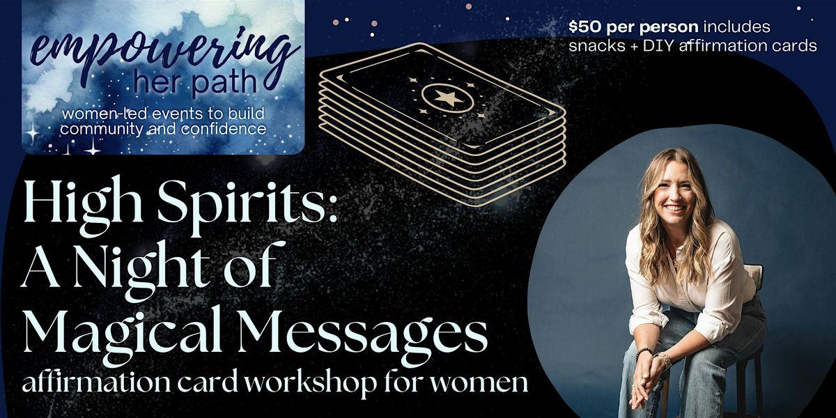 Empowering Her Path: High Spirits with Katie Prezas, 21 October | Event in Chicago | AllEvents