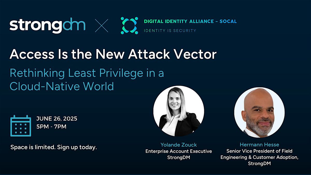 Digital Identity Alliance SoCal - June Event, 26 June | Event in San Diego | AllEvents