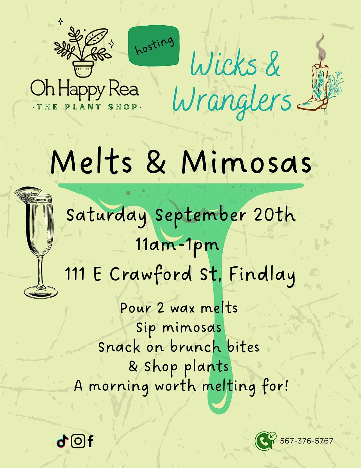 Melts & Mimosas, 20 September | Event in Findlay | AllEvents