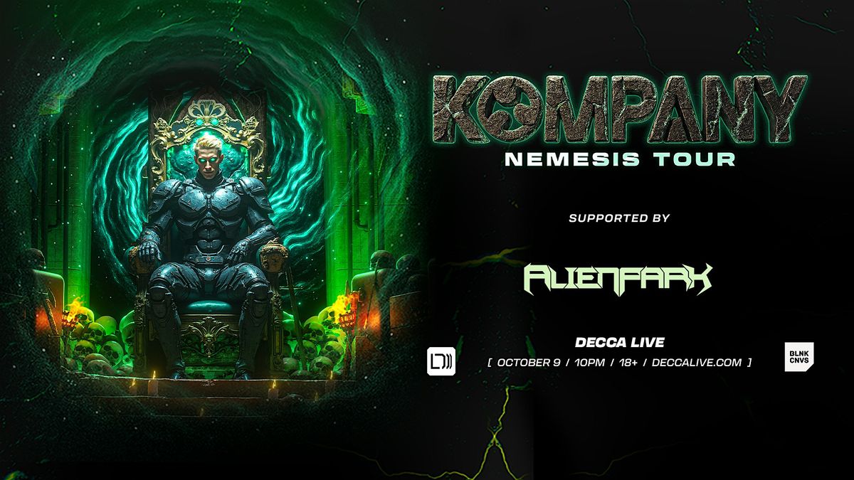 Kompany at DECCA LIVE | Thurs - 10.09.25, 9 October | Event in Jacksonville | AllEvents