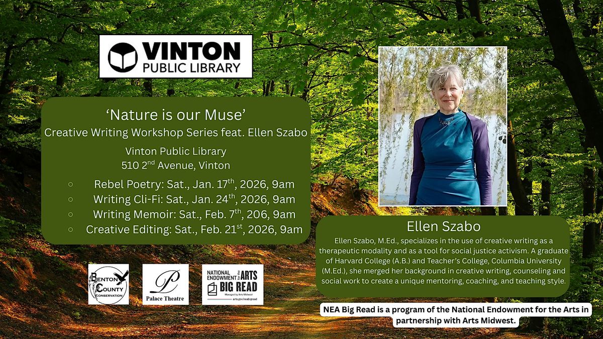 Memoir Writing Workshop with Ellen Szabo, 7 February | Event in Vinton | AllEvents