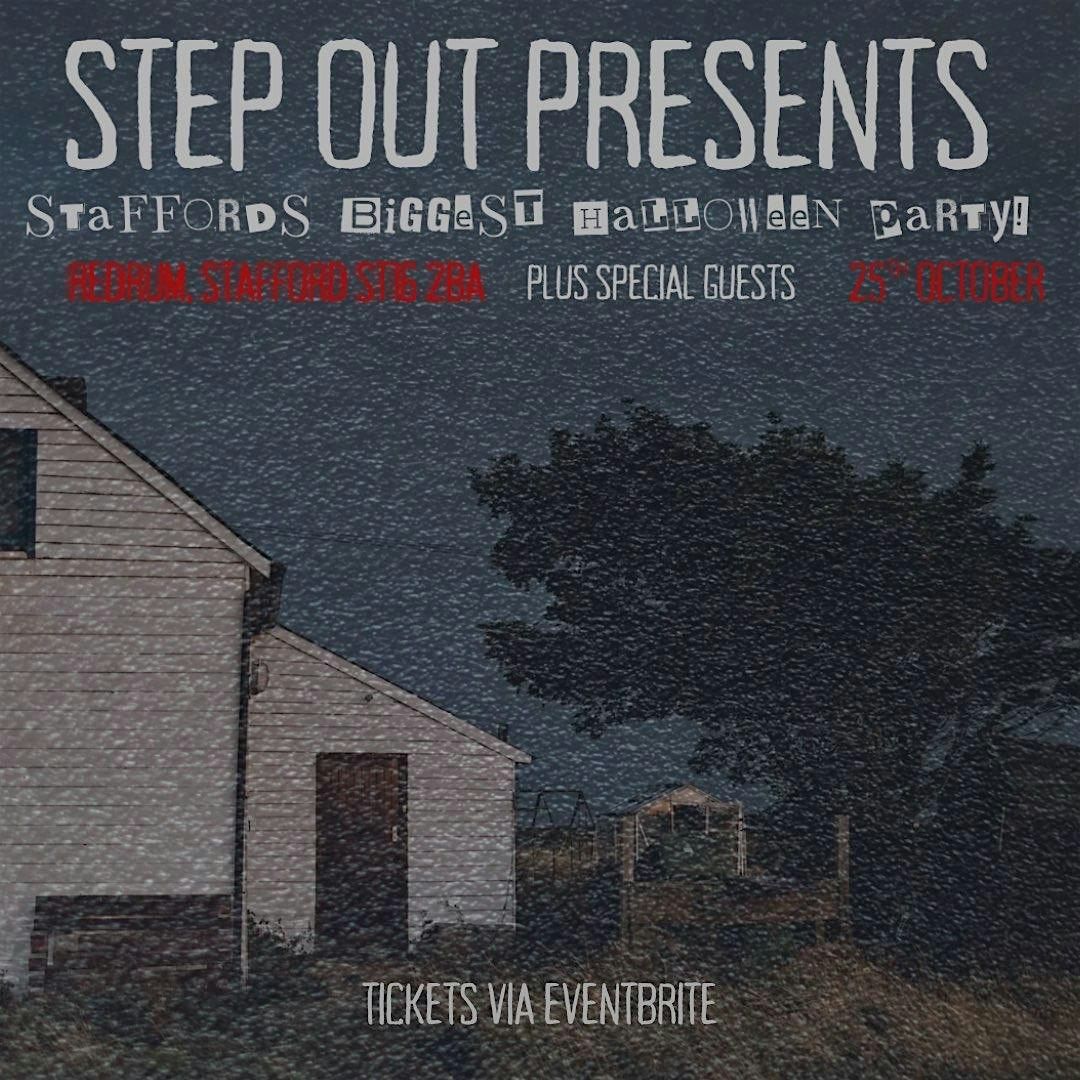 STEP OUT @REDRUM - halloween indie party, 25 October | Event in Stafford | AllEvents