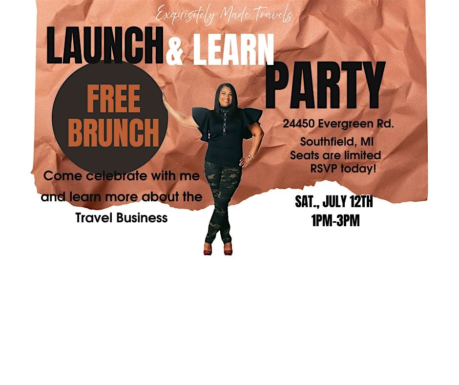 LAUNCH & LEARN BRUNCH PARTY, 12 July | Event in Southfield | AllEvents