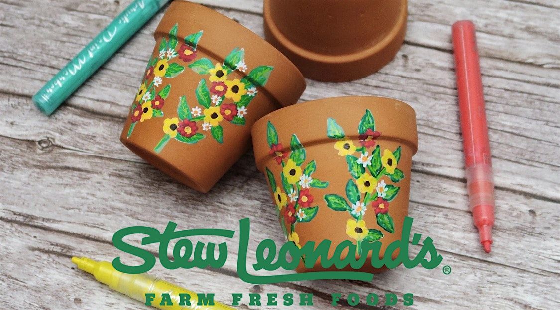 Stew Leonard's Clifton Paint A Pot (Pay for Plant/Flower at Store) | Event in Clifton | AllEvents