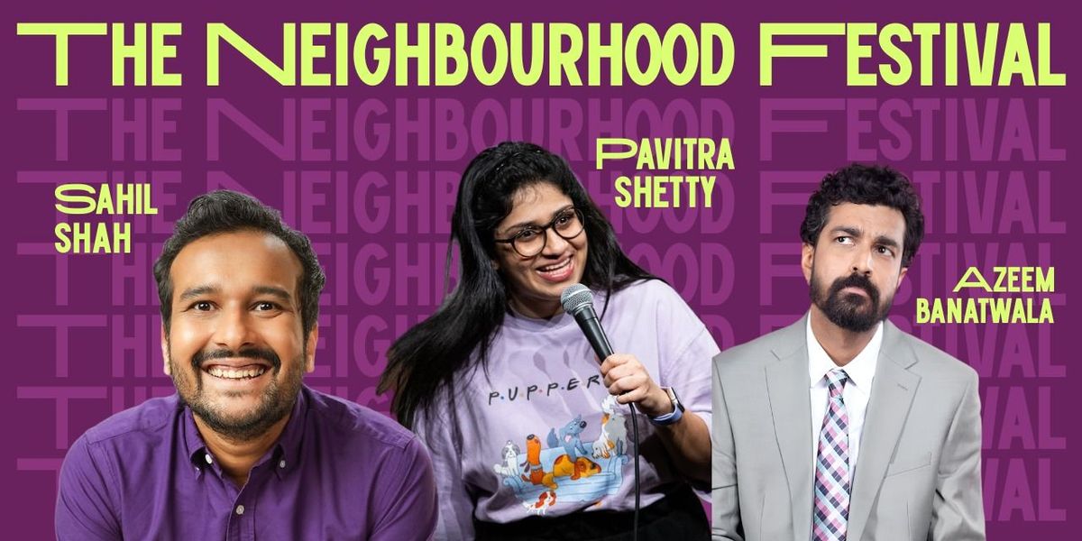 Azeem Banatwalla, Pavitra & Sahil Shah live @ TNF — event poster