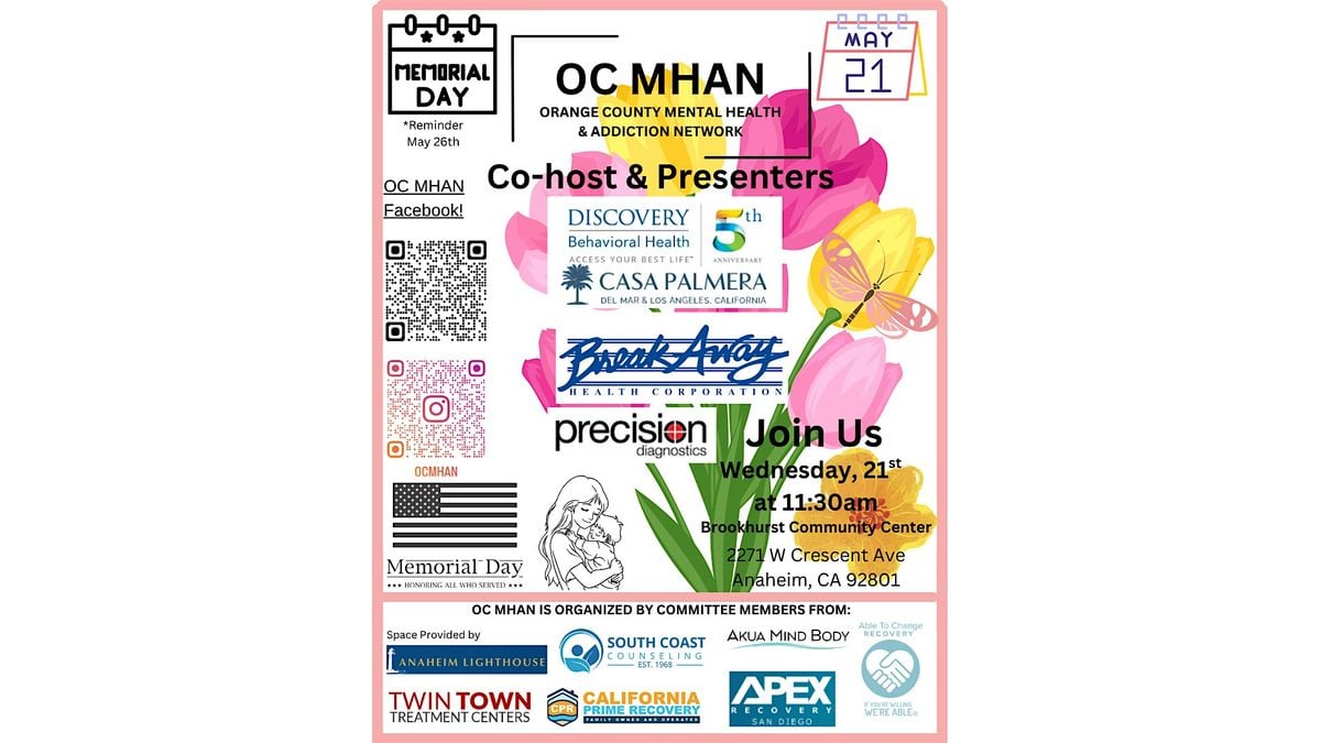 May OC MHAN, 21 May | Event in Anaheim | AllEvents