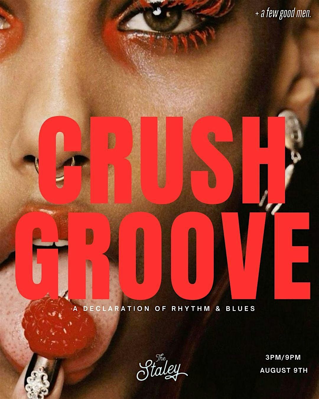 CRUSH GROOVE, 9 August | Event in Chicago | AllEvents