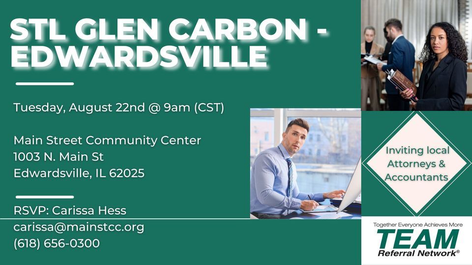 Inviting Attorneys & Accountants in STL GLEN CARBON EDWARDSVILLE Area