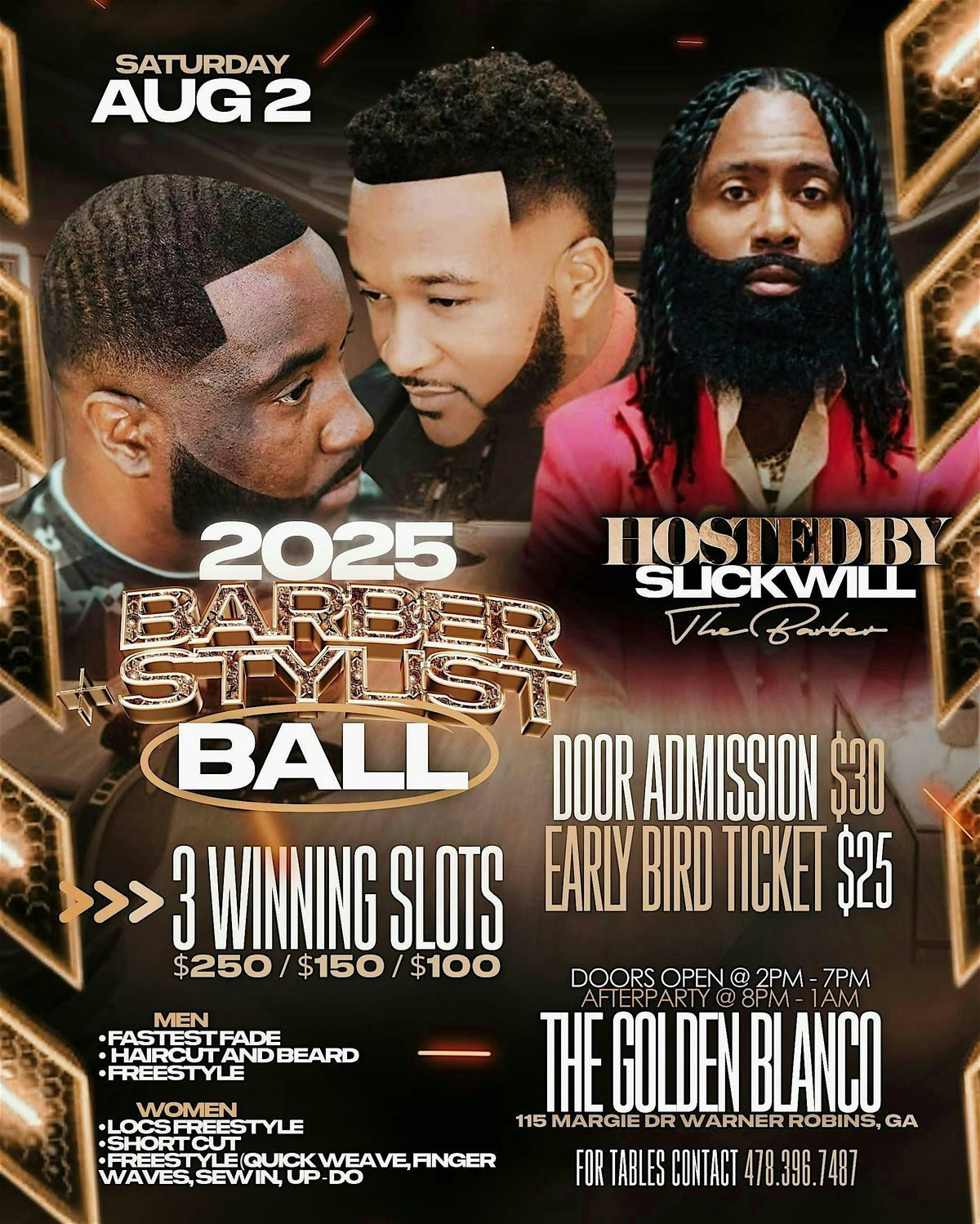 2025 Barber Stylist Ball, 2 August | Event in Warner Robins | AllEvents