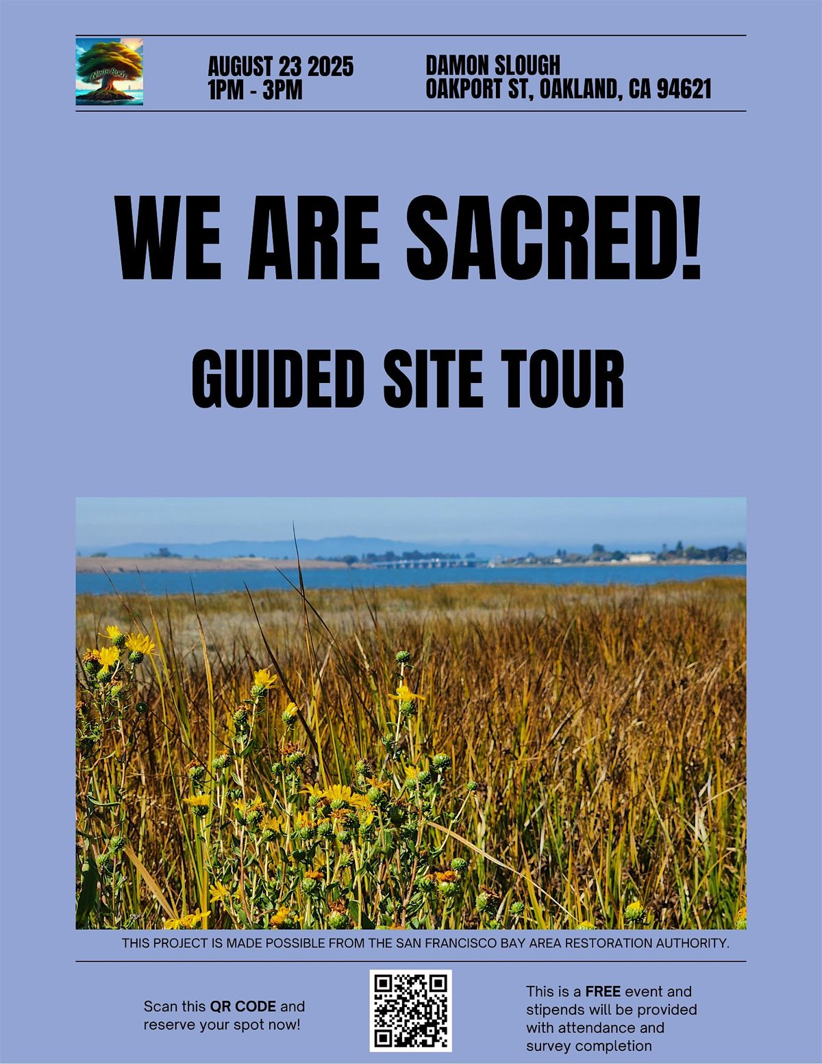 We Are Sacred! Sacred Spaces Guided Tour, 23 August | Event in Oakland | AllEvents