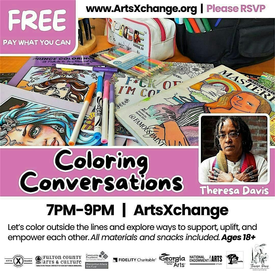 Coloring Conversations 12-10-25, 10 December | Event in East Point | AllEvents