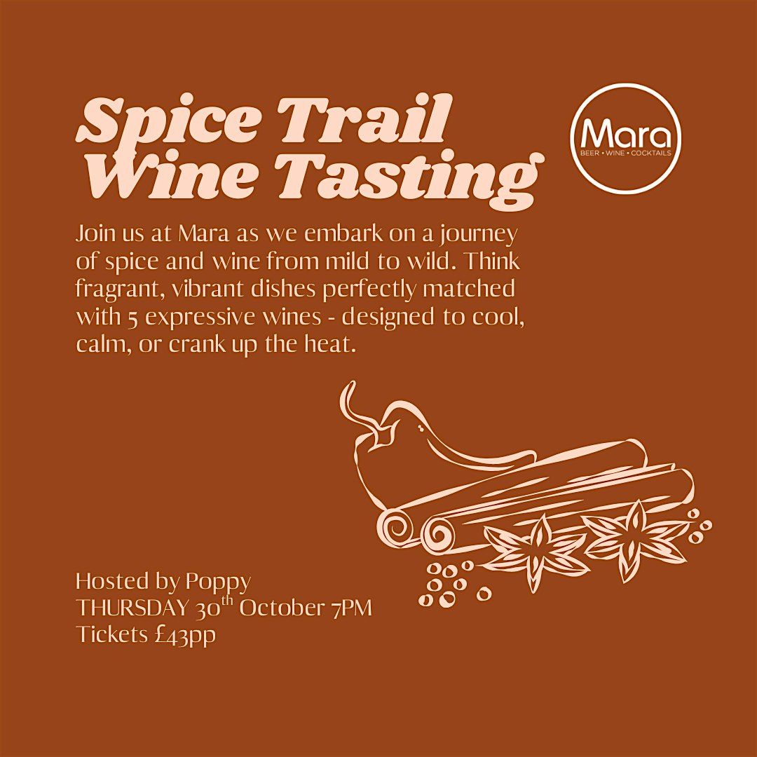 Spice Trail Wine Tasting, 30 October | Event in Leith | AllEvents