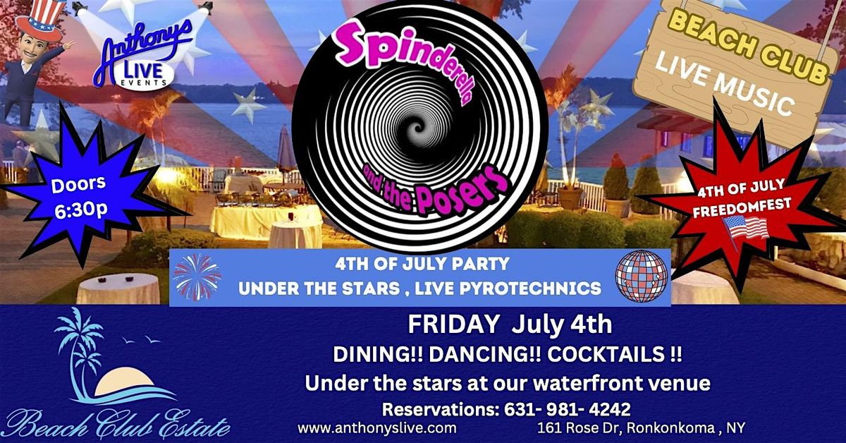 4th of July Party! Live Music with Spinderella & The Posers, 4 July | Event in Lake Ronkonkoma | AllEvents