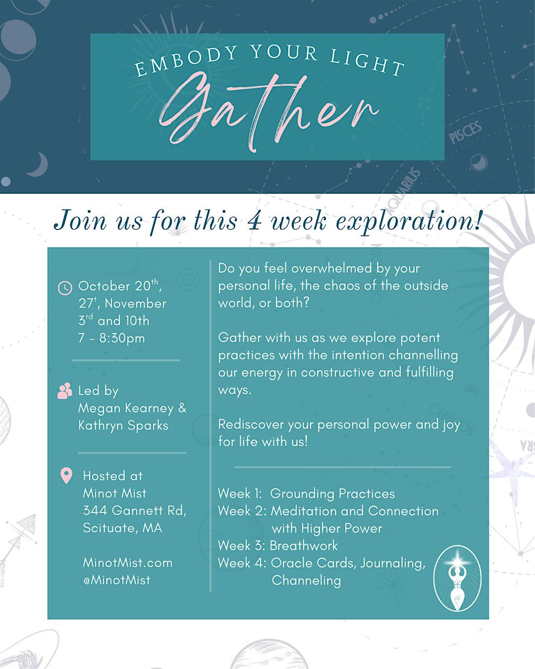 Gather, 20 October | Event in Scituate | AllEvents