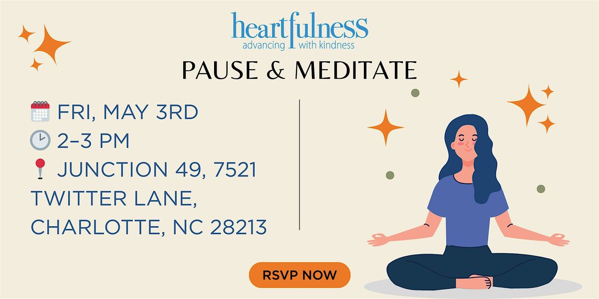 Pause & Meditate | Event in Charlotte | AllEvents