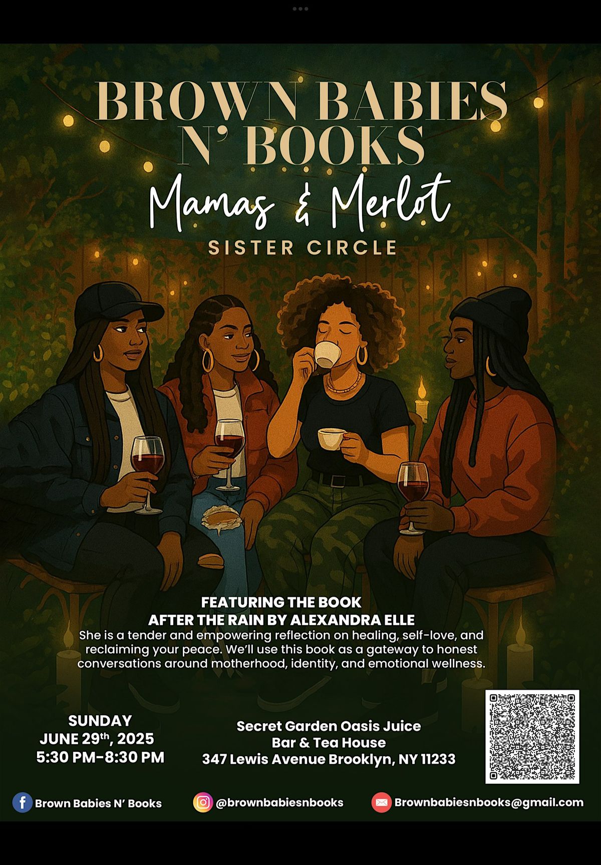 Brown Babies n’ Books— Mamas and Merlot, 29 June | Event in Brooklyn | AllEvents