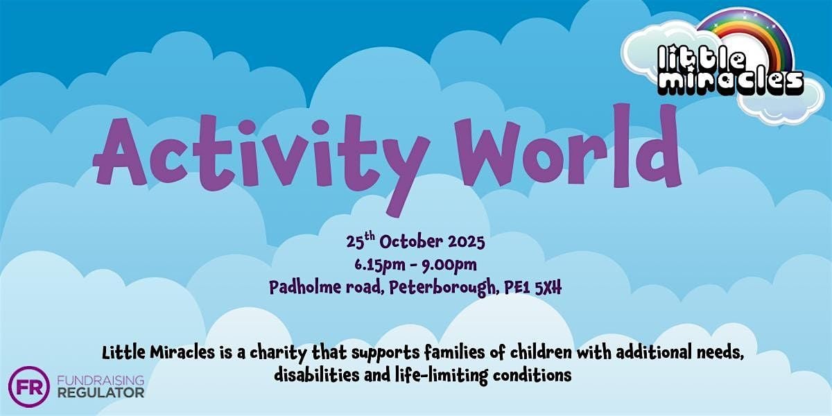 Activity world!, 25 October | Event in Peterborough | AllEvents