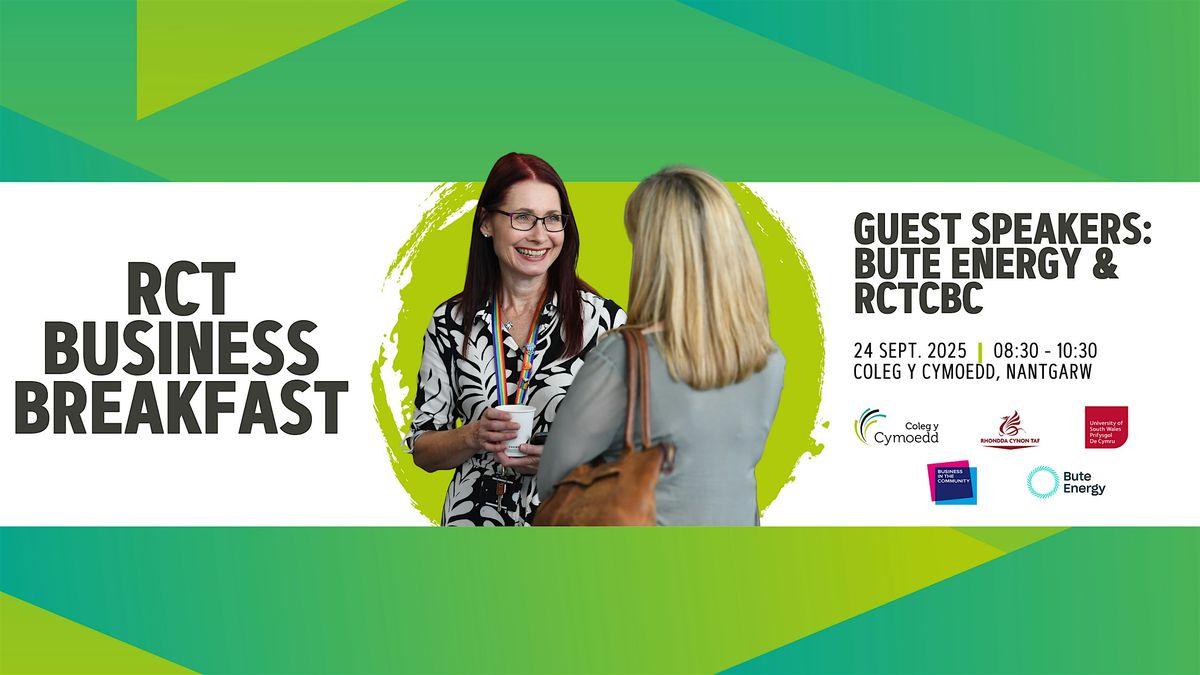 RCT Business Network Breakfast, Coleg y Cymoedd Nantgarw Campus, 24 ...