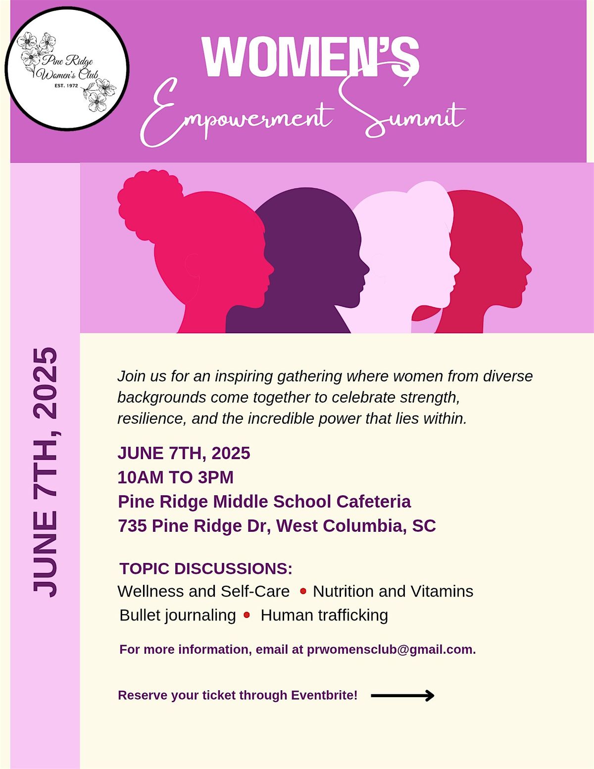 2025 Women's Empowerment Summit, 7 June | Event in West Columbia | AllEvents