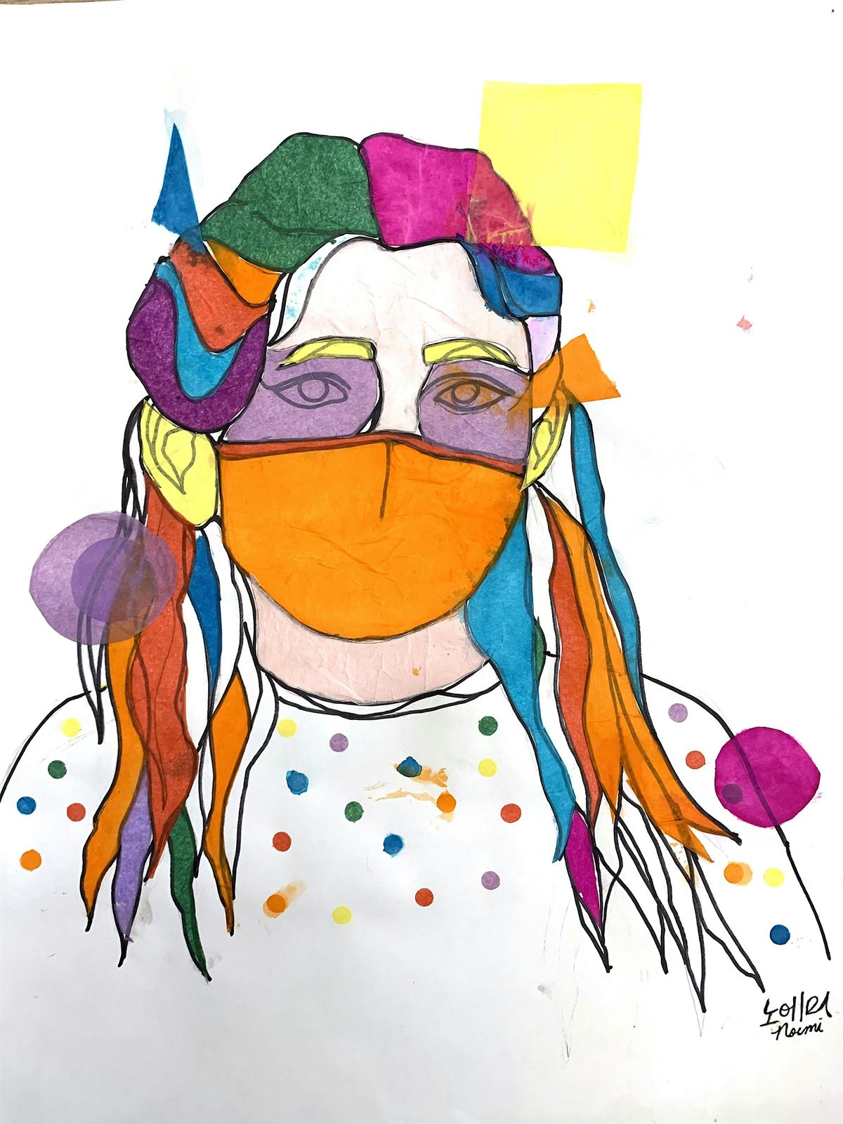 Vision Kids: Tissue Paper Self-Portraits AM, 21 June | Event in Chandler | AllEvents