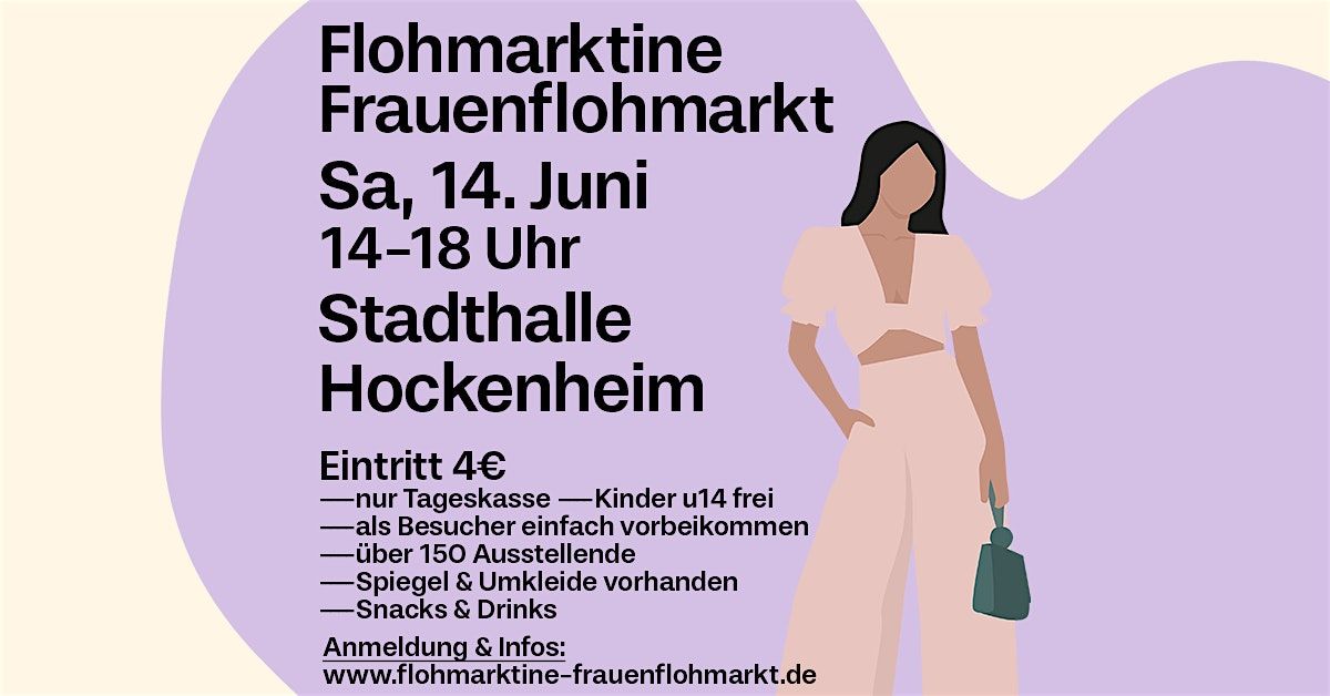 Flohmarktine Frauenflohmarkt / Mädchenflohmarkt! Sa, 14. Juni, Hockenheim, 14 June | Event in Hockenheim
