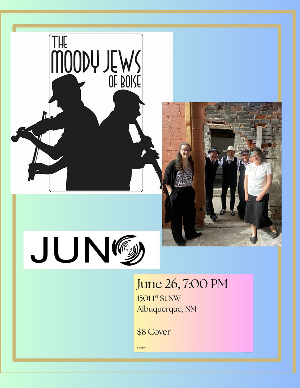 The Moody Jews of Boise, 26 June | Event in Albuquerque | AllEvents