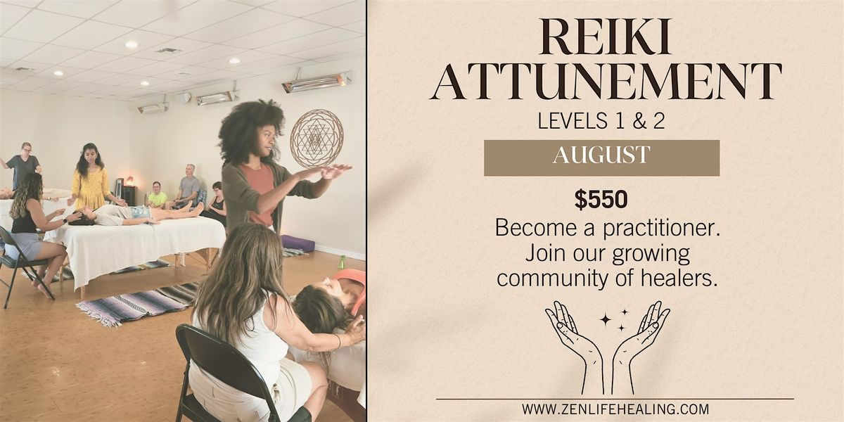 Reiki Attunement: Levels 1 & 2, 22 August | Event in Queen Creek | AllEvents