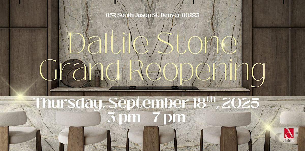 Daltile Stone Gallery Grand Reopening, 18 September | Event in Denver | AllEvents