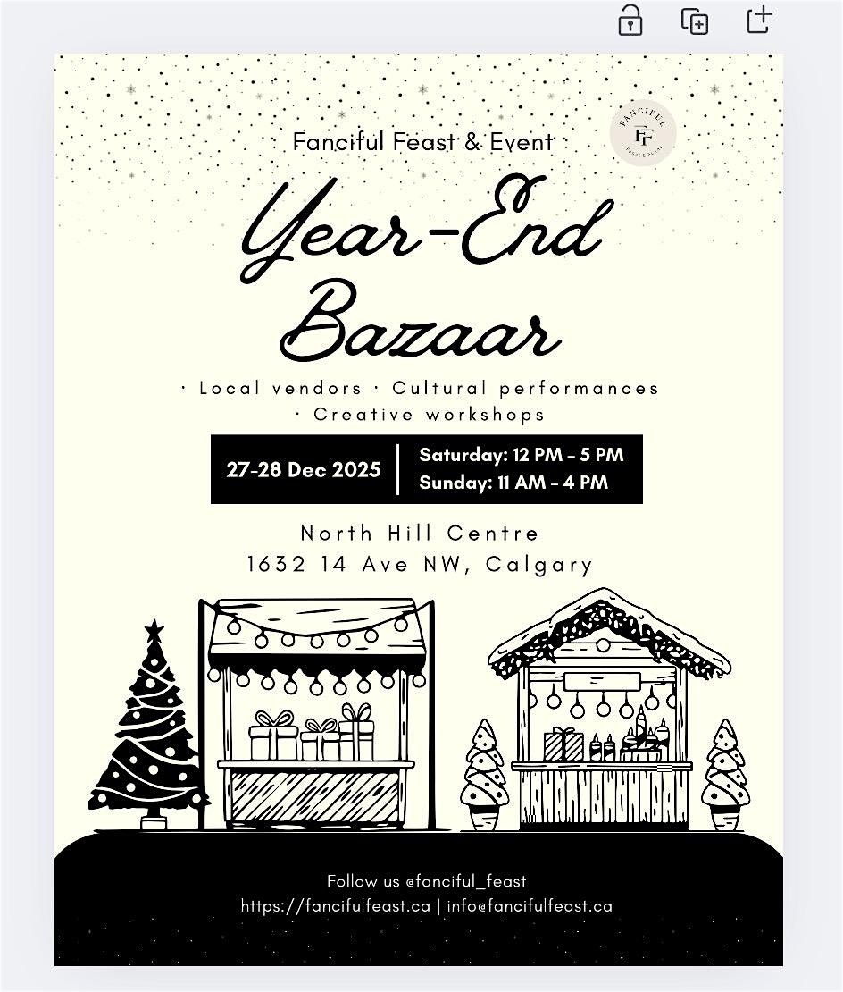 Year-End Bazaar at North Hill Centre, 27 December | Event in Calgary | AllEvents