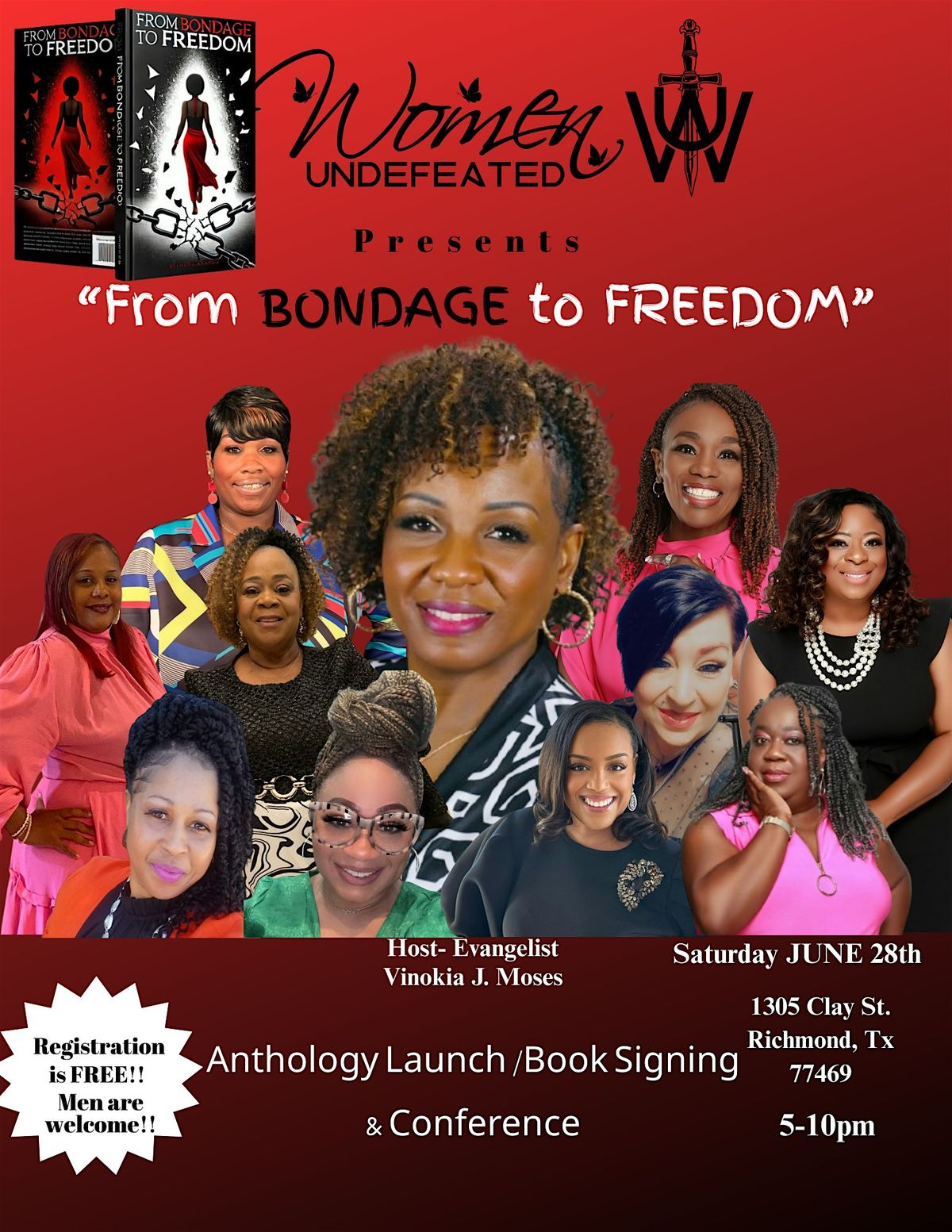 From Bondage to Freedom-Anthology Launch, Book signing, and Conference, 28 June | Event in Richmond | AllEvents