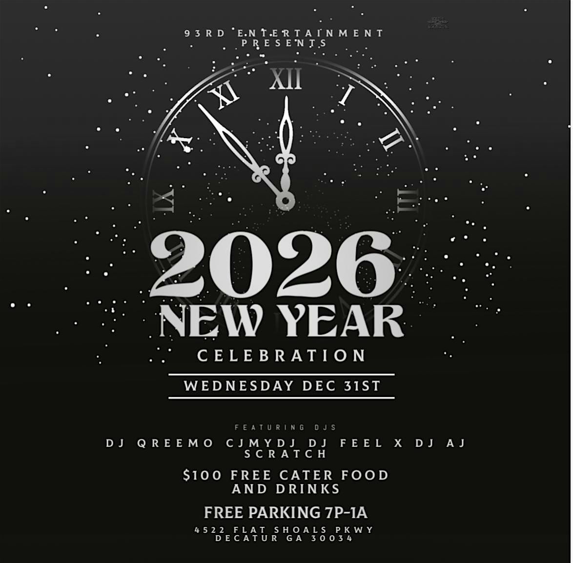 NYE 2026 BLACK & WHITE AFFAIR!!!, 31 December | Event in Decatur | AllEvents