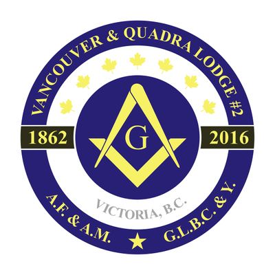 Vancouver & Quadra Lodge No. 2, A.F. & A.M. logo