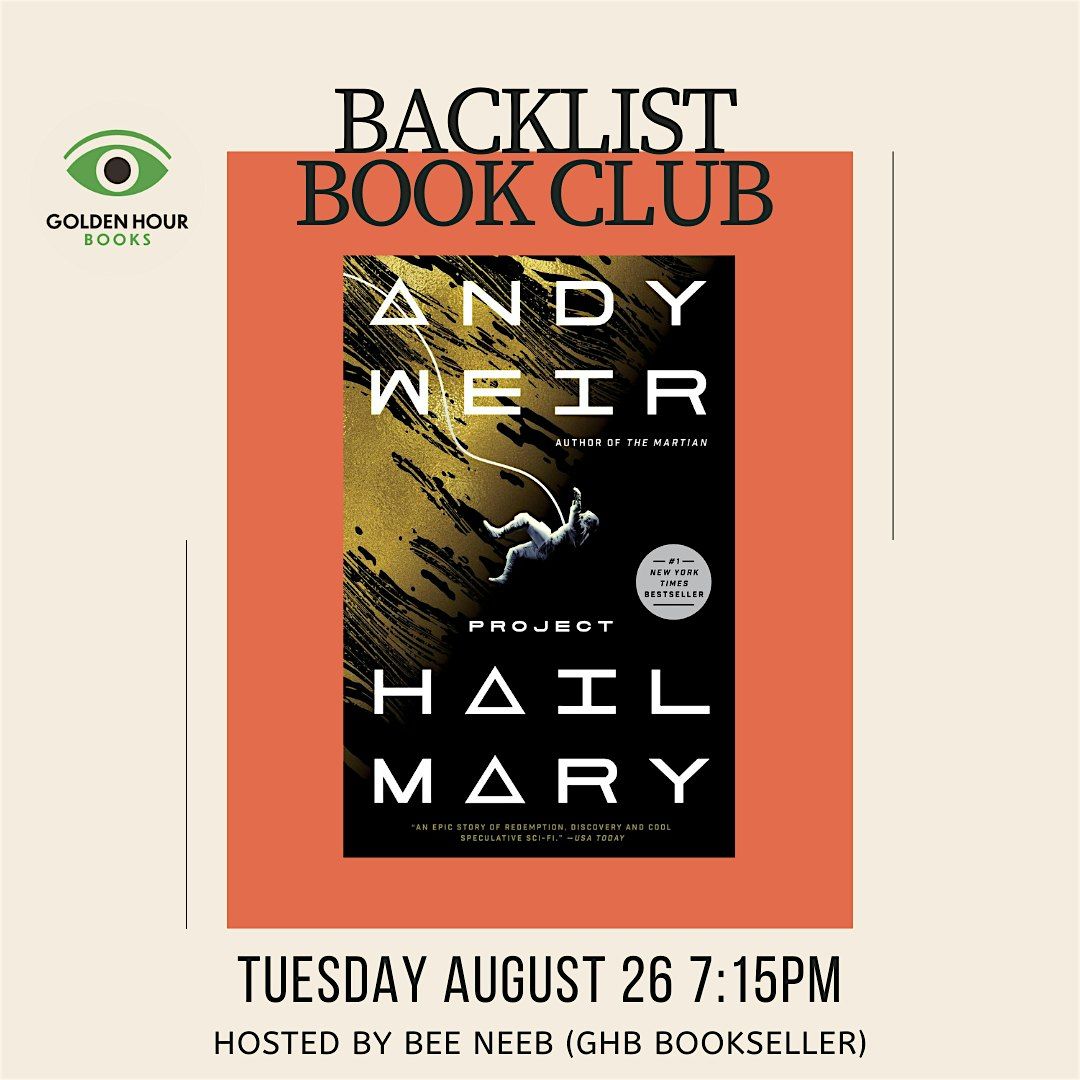 Backlist Book Club: AUGUST, 26 August | Event in Indianapolis | AllEvents