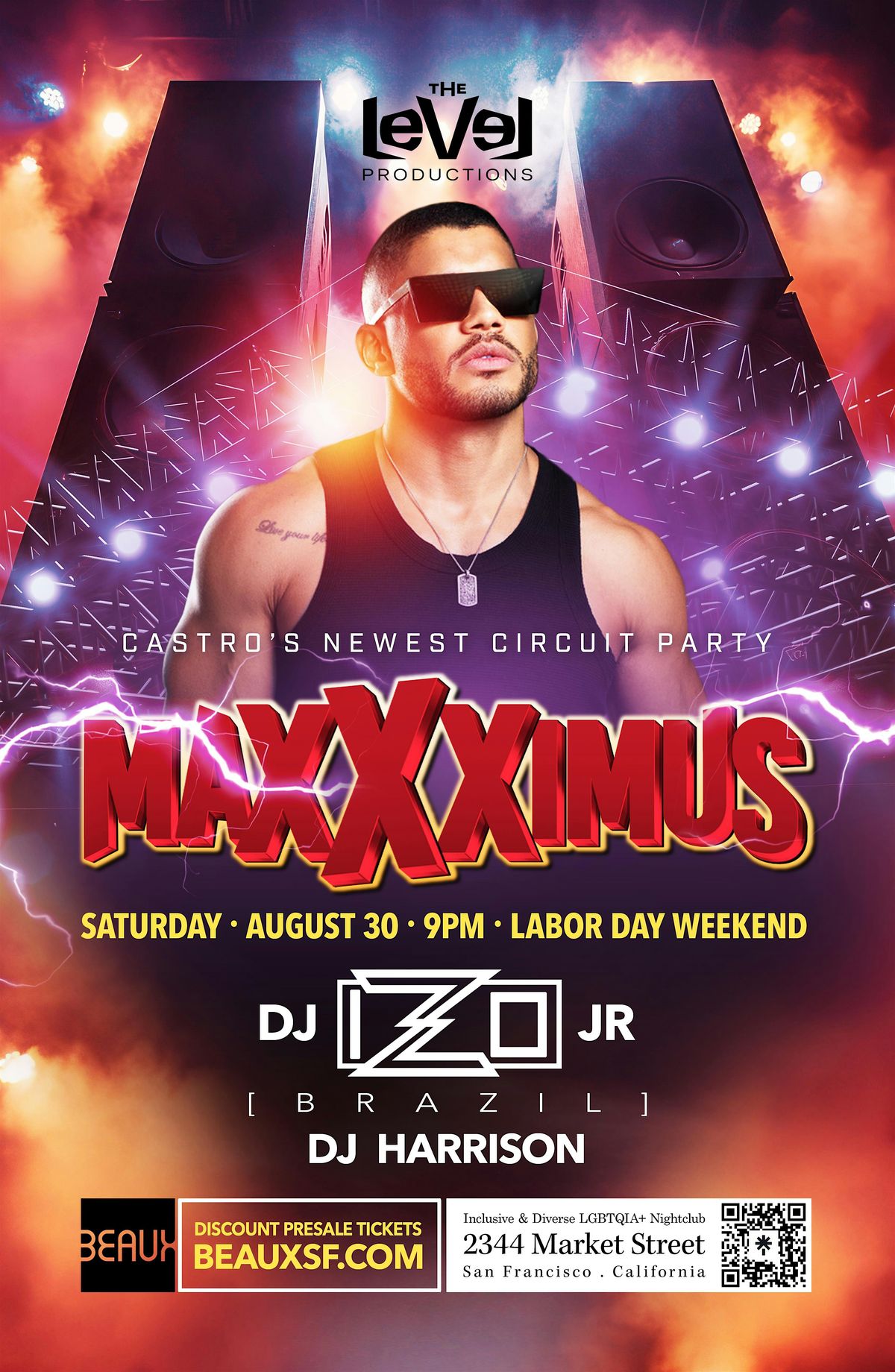 MAXXXIMUS DJ IZO JR Circuit Party in Castro Labor Day weekend, 30 August | Event in San Francisco | AllEvents