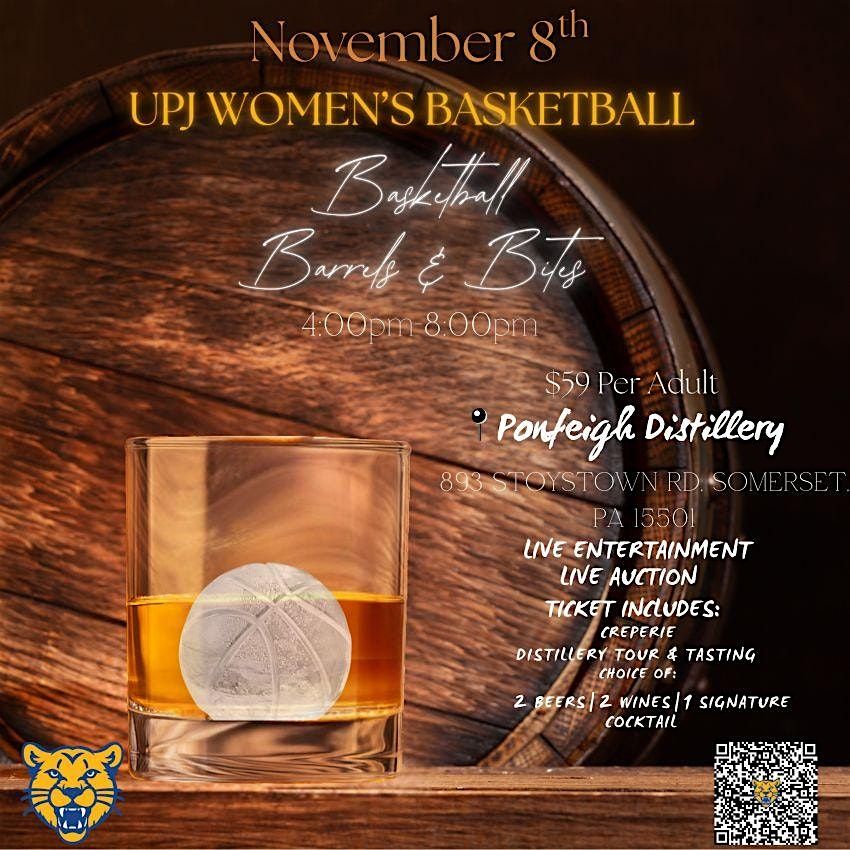 UPJ Women's Basketball Barrels & Bites, 8 November | Event in Somerset | AllEvents