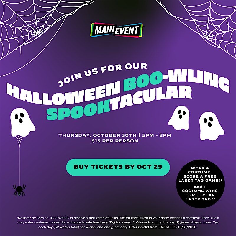 Main Event Lubbock-Halloween Boo-wling Spooktacular, 30 October | Event in Lubbock | AllEvents
