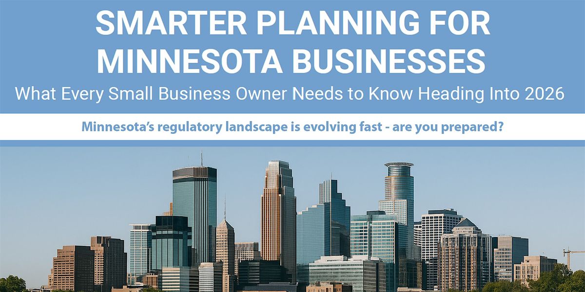 Smarter Planning for Minnesota Businesses, 18 September | Event in Mendota Heights | AllEvents