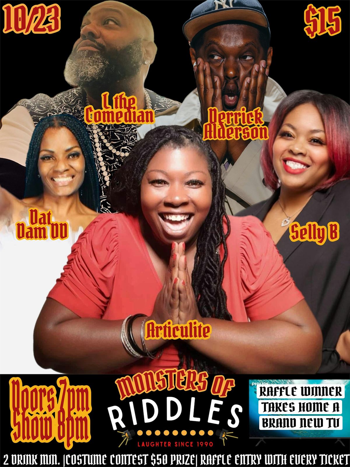 MONSTERS OF RIDDLES, 23 October | Event in Alsip | AllEvents