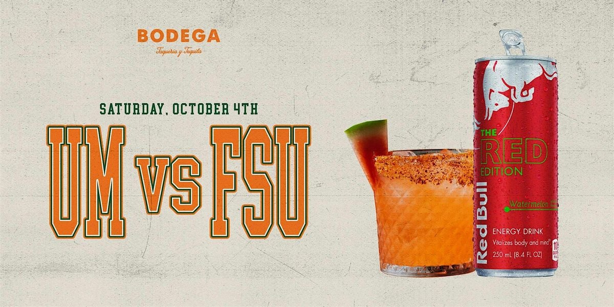 UM vs FSU with Redbull | Event in Miami | AllEvents