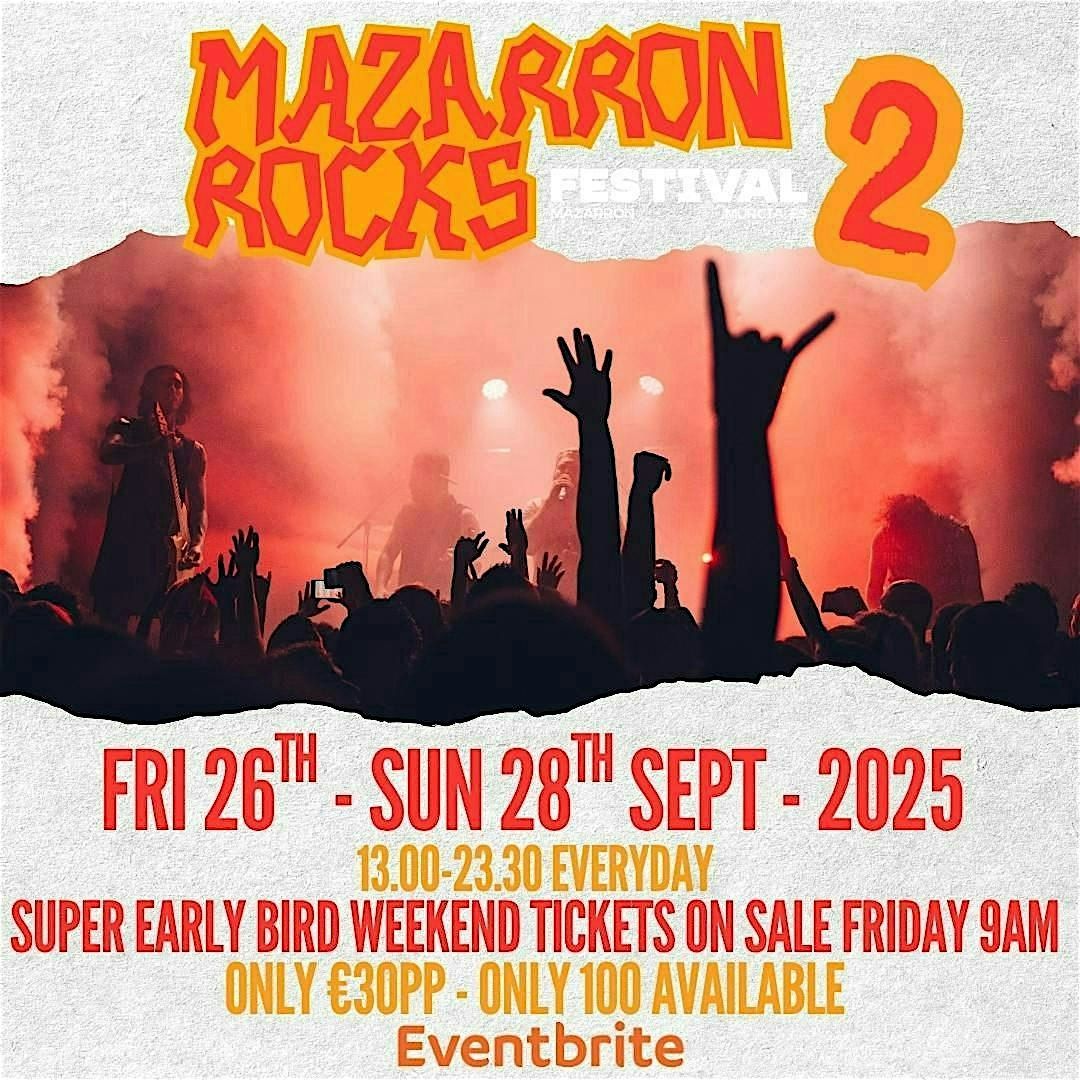 MAZARRON ROCKS 2, 26 September | Event in Puerto de Mazarrón | AllEvents