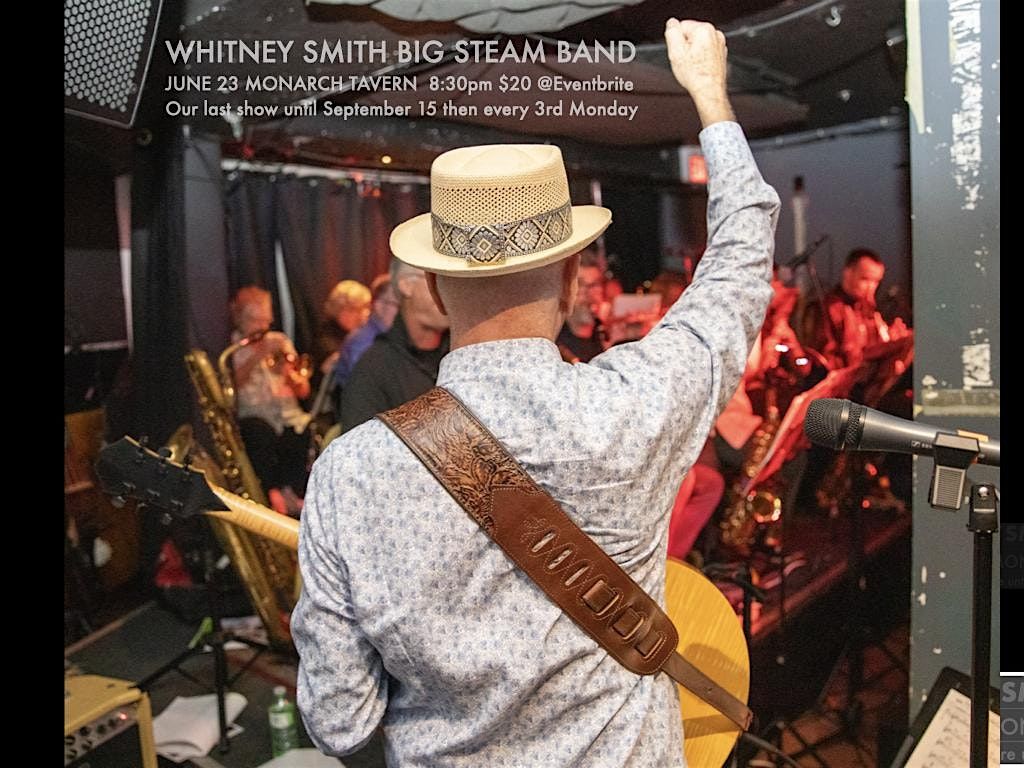 Whitney Smith Big Steam Band @ The Monarch Tavern, 15 September | Event in Toronto | AllEvents