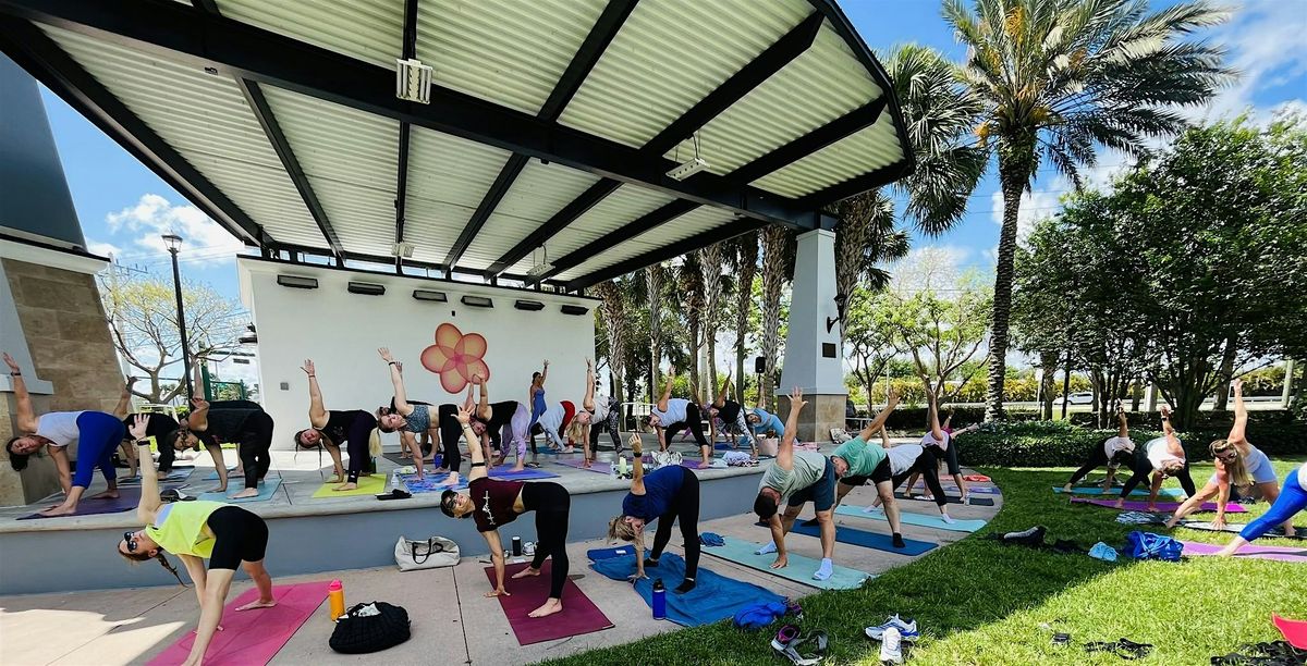 Wellness Wednesdays: FREE Yoga at Delray Marketplace with Kim Rose Flows, 20 August | Event in Delray Beach