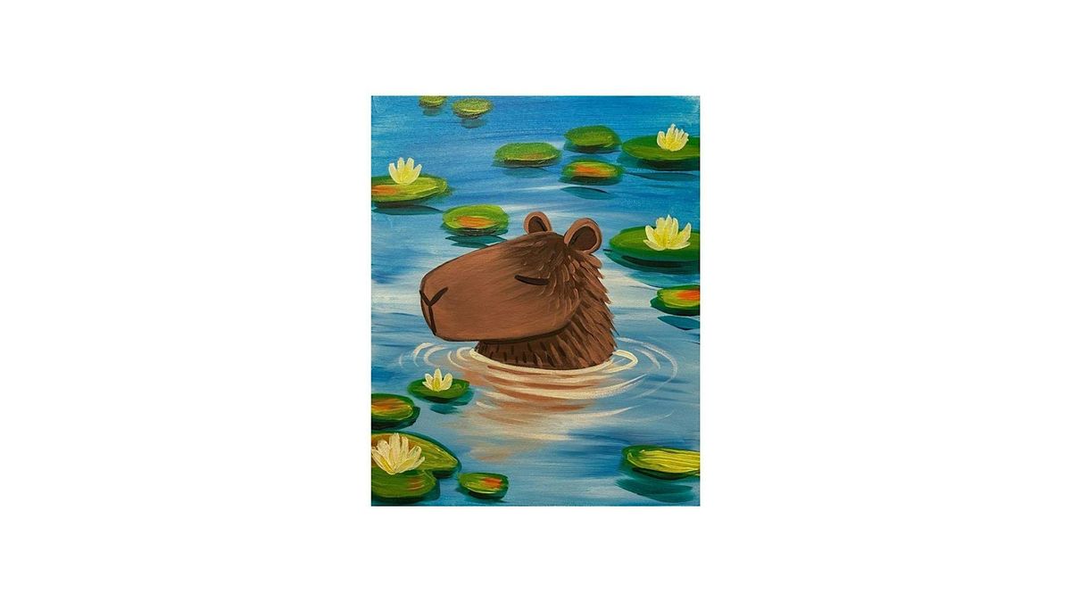 Paint & Sip- Capy is Happy, 24 July | Event in Bridgewater | AllEvents