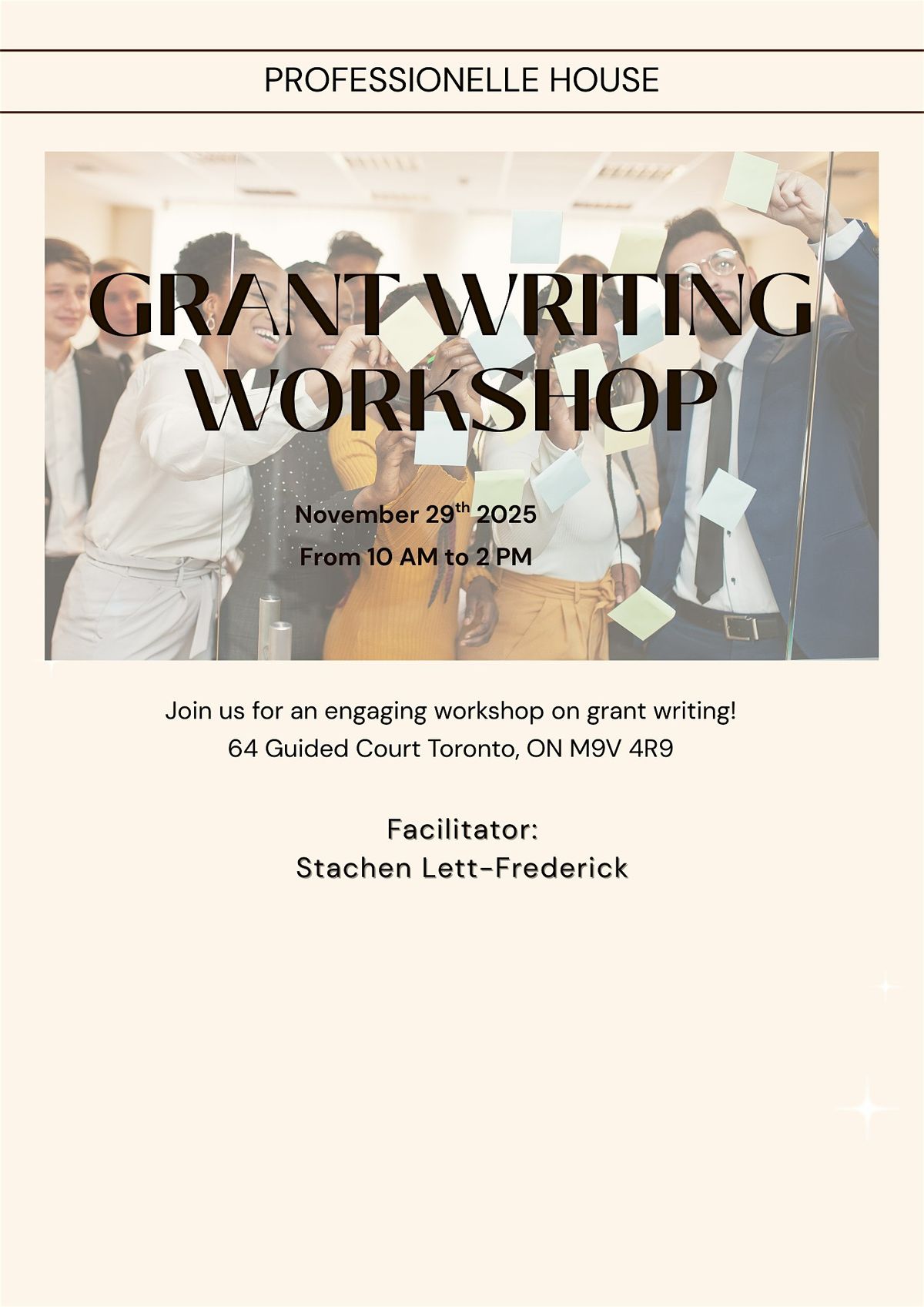 Grant writing course- Gliding through Grants, 29 November | Event in Toronto | AllEvents