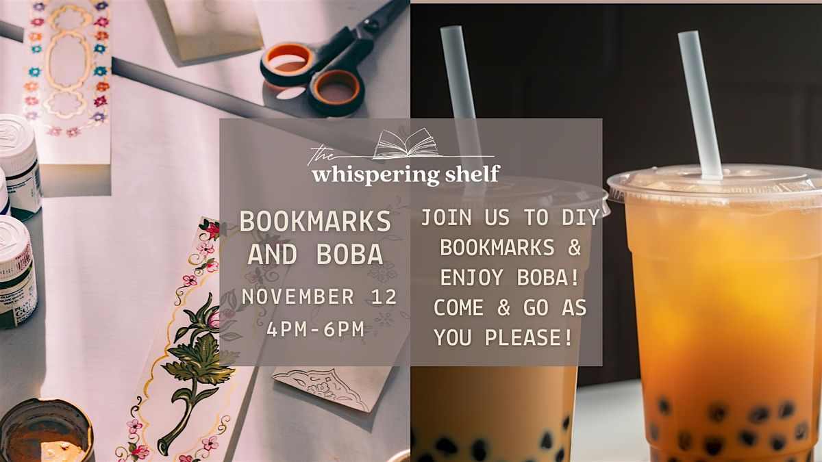 Bookmarks and Boba, 12 November | Event in Indianapolis | AllEvents