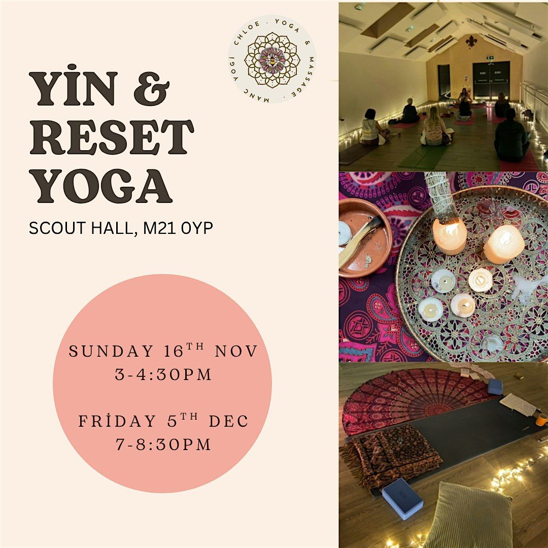 Yin & Reset Yoga, 5 December | Event in Manchester | AllEvents
