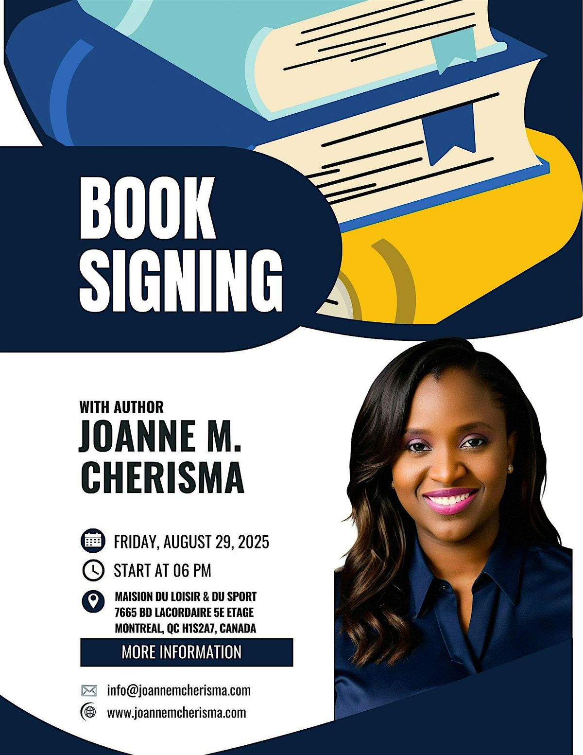 Book Signing & Meet and Greet, 29 August | Event in Montréal | AllEvents
