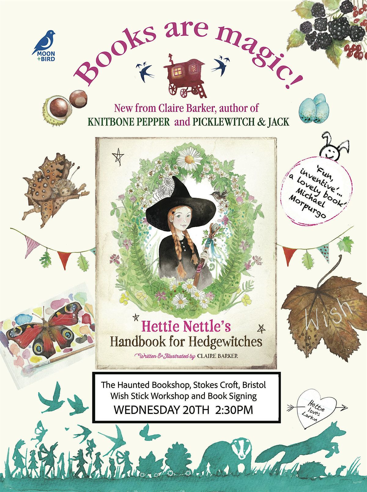 Hettie Nettle Book Signing and Workshop for little hedgewitches!, 20 August | Event in Bristol | AllEvents