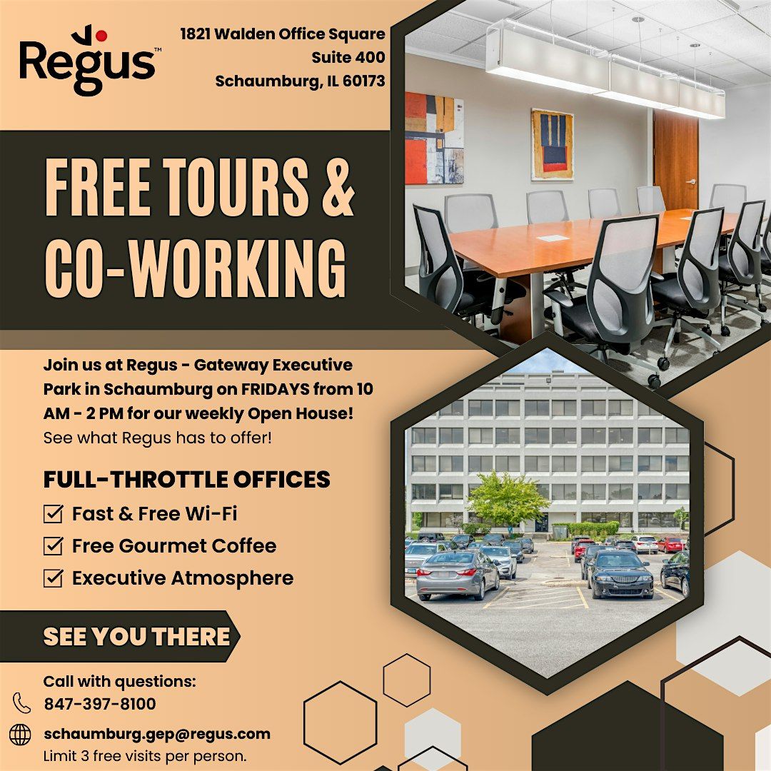 Free Coworking & Office Tours | Event in Schaumburg | AllEvents